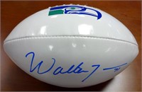 Walter Jones Autographed White Logo Football