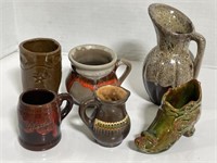 6 Pottery Pieces