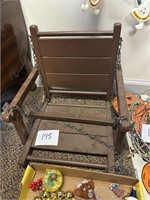 Vintage Wood Childs Swing