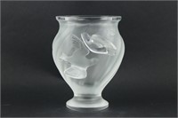 Lalique "Rosine" Birds Vase