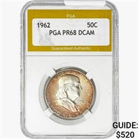 1962 Franklin Half Dollar PGA PR68 DCAM