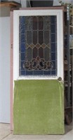 stained glass door, screen door, interior door