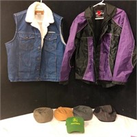 Jacket, Vest & Hats