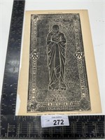Vintage ARTWORK ARCHITECT 1876 religious Templar