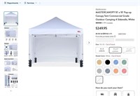 E8768  MASTERCANOPY Canopy Tent 10 x 10