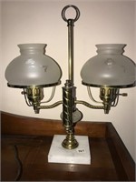 Double student lamp