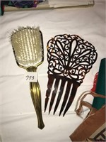 Hair piece and brush