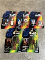 Star Wars Power of the Force action figures, new