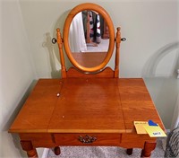 Jewelry Cabinet with Vanity Mirror