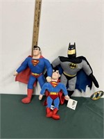 Superman/Batman Plush Lot