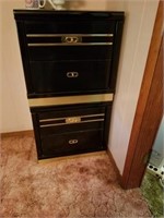 4 drawer BLACK AND GOLD CHEST