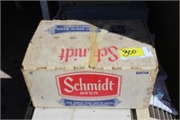 Vintge Case of Schmidt Pony Beer Empty Bottles