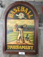 BASEBALL TOURNAMENT SIGN