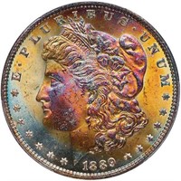 $1 1889 PCGS MS64 CAC