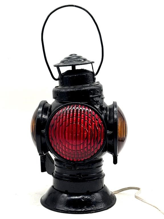 Modernly Wired Railroad Caboose Lantern 14?