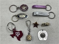 KEYCHAINS & BOTTLE OPENERS LOT