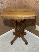 Antique Table on Casters
