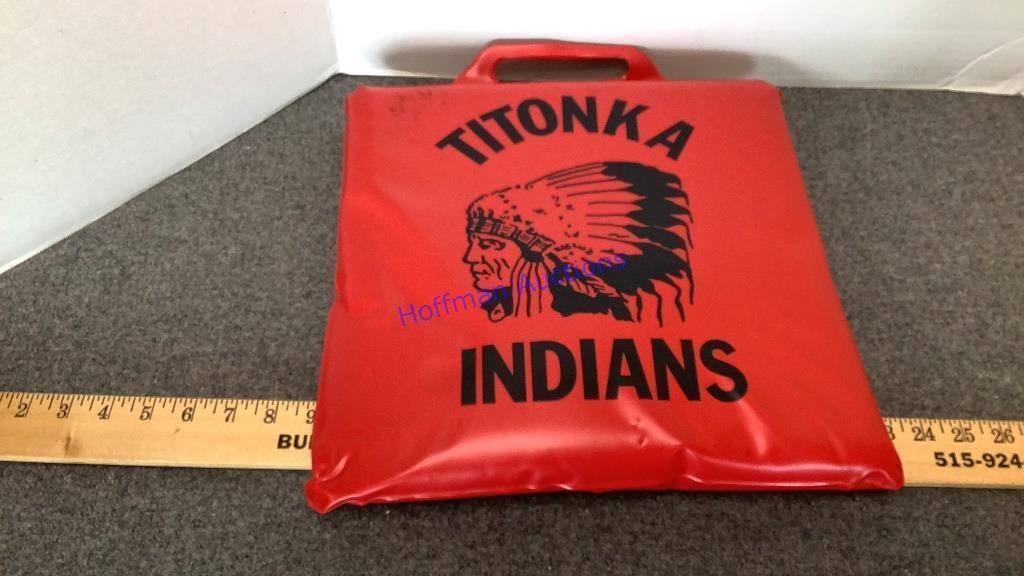 Titonka Indians padded seat cushion