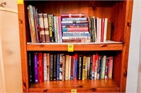 (2) Shelves of Hardback Books