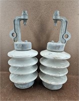 2 Vtg Line Post Insulators