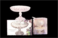 Pavone 7" Footed Crystal Dish & Gift