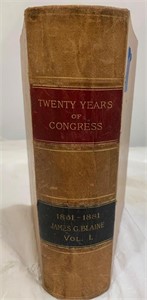 1861-1881 Twenty Years of Congress Book