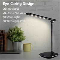 Dimmable LED Rechargeable Desk Lamp with USB