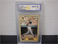 1987 TOPPS #320 BARRY BONDS RC WCG 10