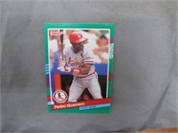 1990 Leaf Inc Error Card Pedro Geurrero Baseball