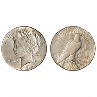 1934 s XF/AU Peace Silver Dollar