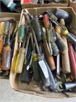 Box of miscellaneous tools