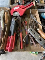 Box of miscellaneous tools