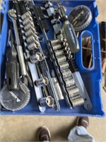 Blue box of tools