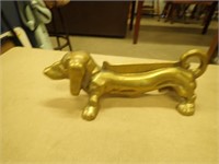 Brass Dog - 14"L x 5"H