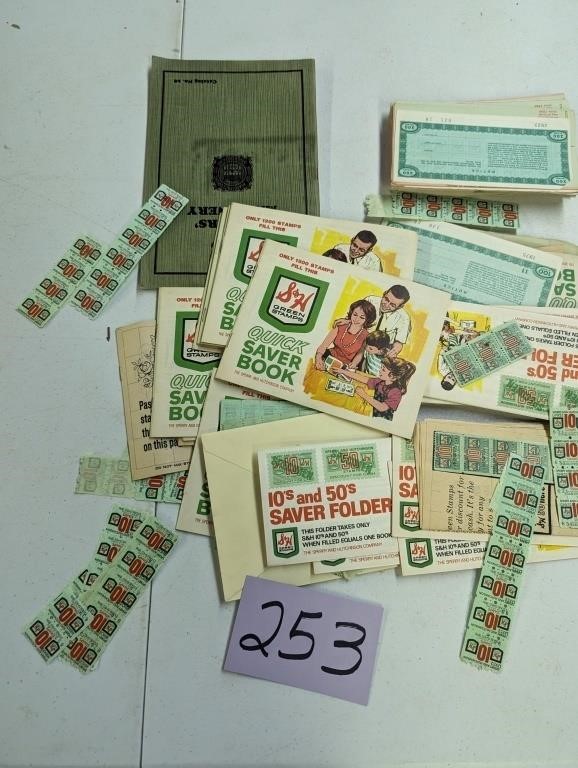 S & H Green Stamps and Papers