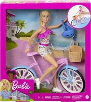 Barbie and Bicycle Playset