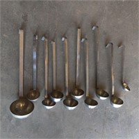 10x Stainless Steel Kitchen Ladles