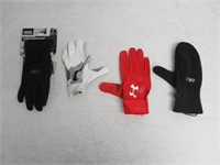 "As Is" Lot Of 4 Adult Gloves