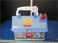 FISHER PRICE HOUSE SHAPED LUNCH BOX