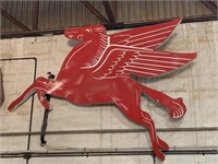 Superb Large Enamel Pegasus Mobil “Cookie Cutter”