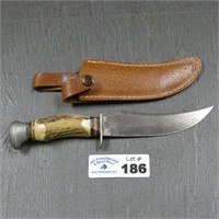 ERN Solingen Germany Fixed Blade Knife & Sheath