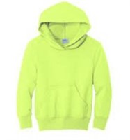 Ecothreads Youth Hoodie, Lime, LG
