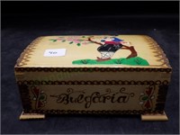 Small Handpainted Bulgaria Souvenir Box
