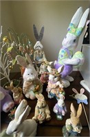 LOT OF EASTER DECOR