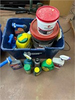 Lot of gardening chemicals and extras