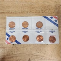 1982 Lincoln Cent Set  Uncirculated