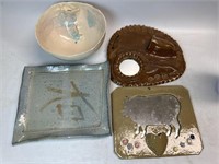 4 Assorted Pottery Pieces