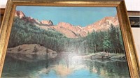 Vintage wall art, Approximately 41x35 inches