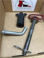 Hitch pins and trailer plug