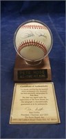 (1) Pete Rose Autographed Baseball w/ COA